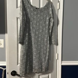 Onyx Sequin Silver dress